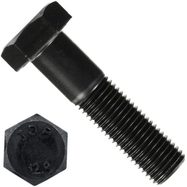 Болт DIN 931 кл.пр. 12.9 оксидированный M20*120