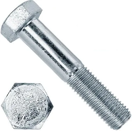 Болт DIN 931 (ГОСТ 7798) кл.пр. 5.8 оцинкованный М8*80