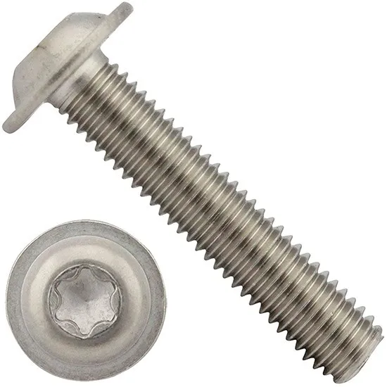 Винт шлиц TORX DIN 7380-2 нержавеющий A2 М8*25 TX40